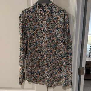 American Eagle Outfitters Floral Print Shirt